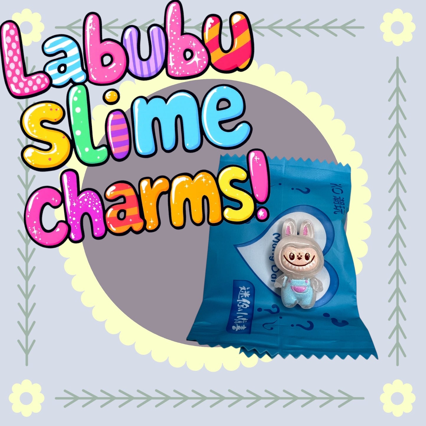Glow in the dark Labubu Slime charms!