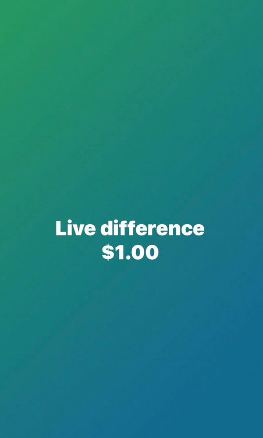 LIVE price Difference! $1.00