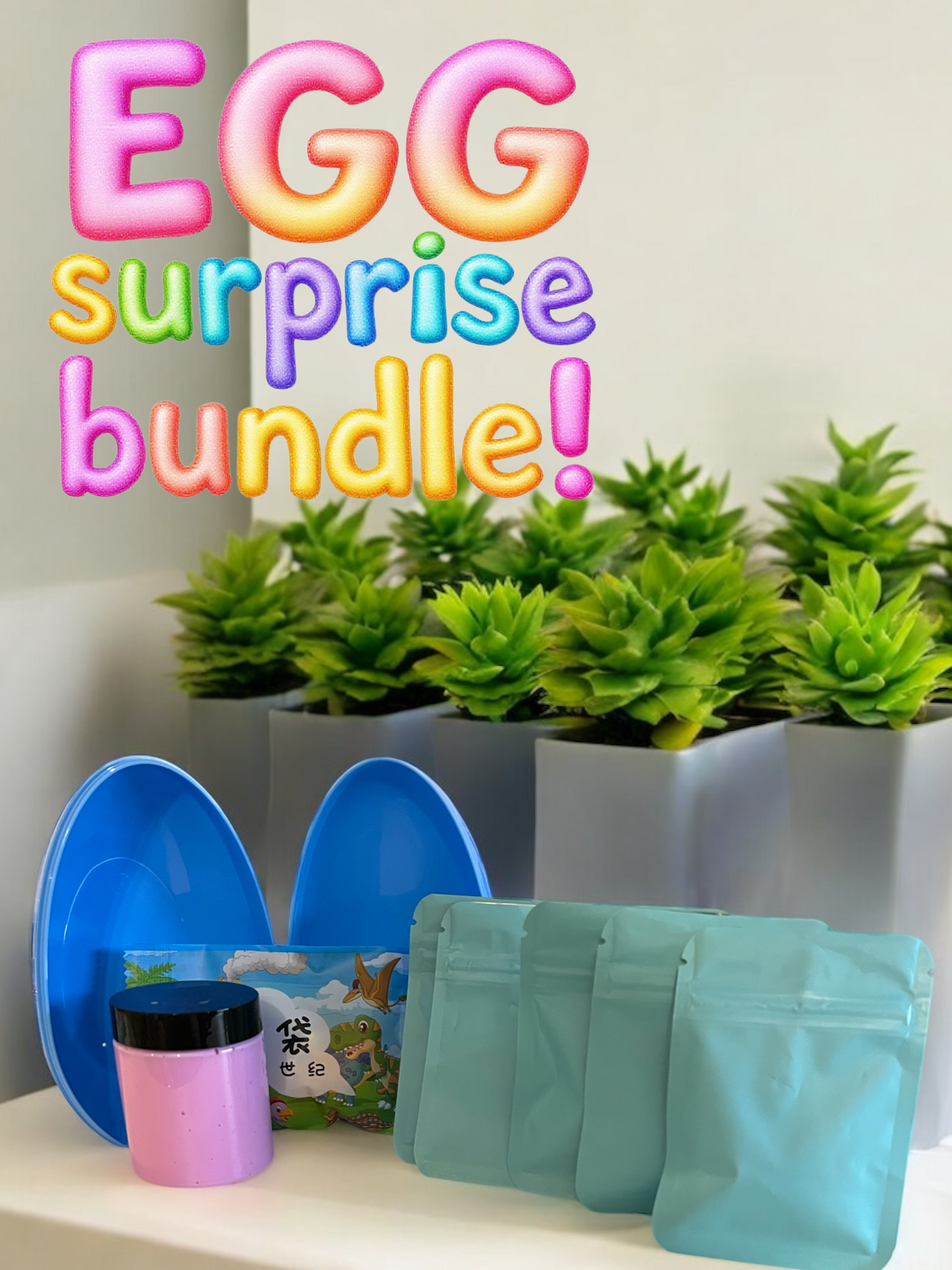 Blue Dino Egg Surprise bundle!