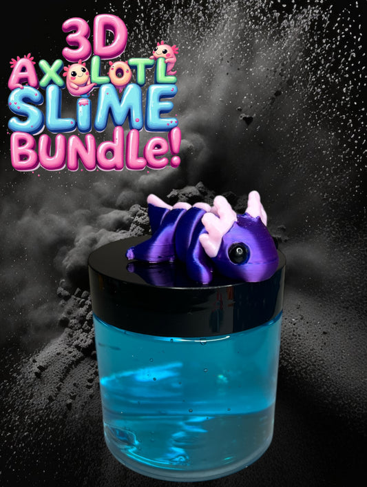 3D Axolotl Slime Bundle!